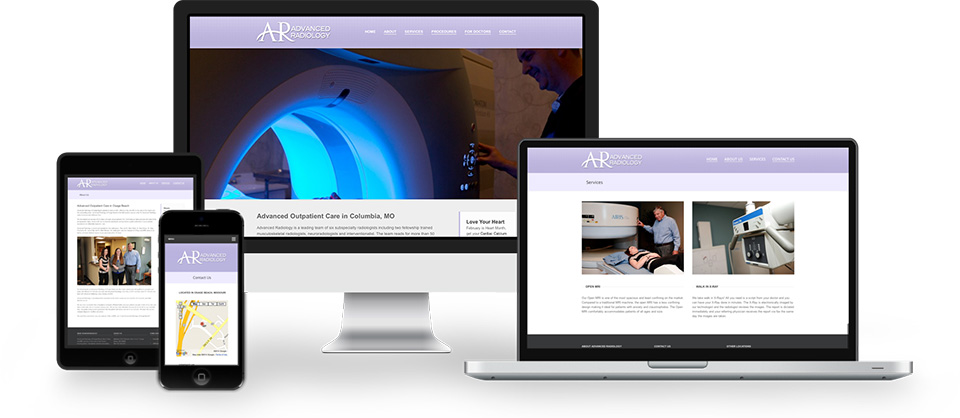 Advanced Radiology website design